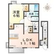 ベルクラール Aの間取図