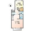 レジデンス ミツ2 Bの間取図