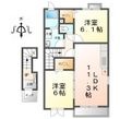 バロン・栗島の間取図