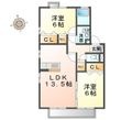 ファミーユたちばなⅡの間取図