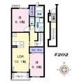 ラフィネ Fの間取図