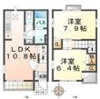 カーサエテルノⅠの間取図