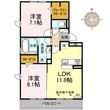 アロマ土田の間取図