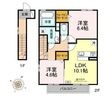 メゾンSakuraⅡの間取図