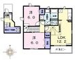 ガーデンスクエア佐藤Cの間取図