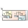 ティンガーラ須ヶ口 WESTの間取図