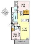 セレスティア草薙町の間取図