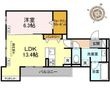 ビスタレイルウェイ八田の間取図