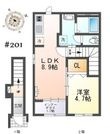パーチ モリカミの間取図