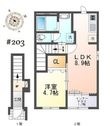 パーチ モリカミの間取図
