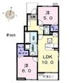 ウイングKⅦの間取図