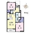 ウイングKⅦの間取図