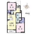 ウイングKⅦの間取図
