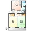 T’sタウンA棟の間取図