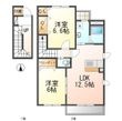 エスポワール Bの間取図