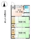 第一ハイツミヤザワの間取図