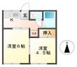スカイコーポBの間取図