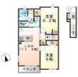 グランツ Bの間取図
