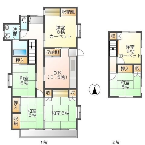 拡大写真:北佐久郡御代田町大字御代田 1階-の間取り