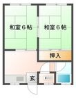 松屋荘の間取図