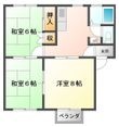 サンアベニューの間取図