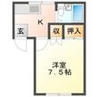 コーポ南の間取図