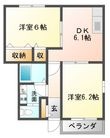 ジャルディーノCの間取図