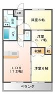 プリムローズヒル弐番館の間取図