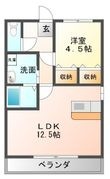メゾン田村Aの間取図