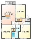 セジュールポムの間取図