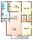 シャルムガーデン A,Bの間取図