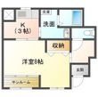 カーサセレッソ弐番館の間取図