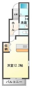 シャトレシエルⅠの間取図