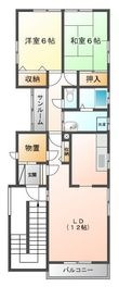 レグルスハイムの間取図