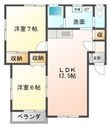 クレアローザ長者の間取図