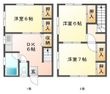 石橋アパートの間取図
