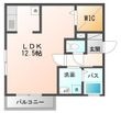 アゼリア吹上Bの間取図