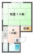 黒坂ハイツの間取図