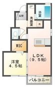 コスモ吹上Bの間取図