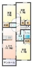 フォンテーヌの間取図
