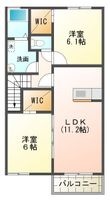 グランデ叶の間取図