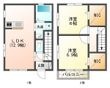 アプリコットAの間取図
