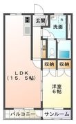 キャトルセゾンの間取図