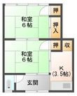 下村アパートの間取図