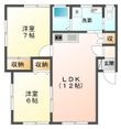 グロリエッタ3の間取図