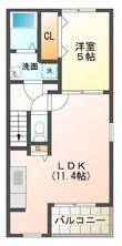 プリート ラフレシールの間取図