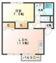 セジュール関川の間取図