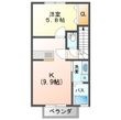 ナツドルーニの間取図