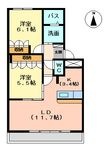 フォレストヴィラ長良の間取図