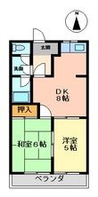 サンハイツＮＡＷＡ　Ｂ棟の間取図